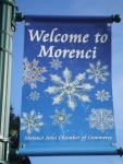 City of Morenci Winter banner